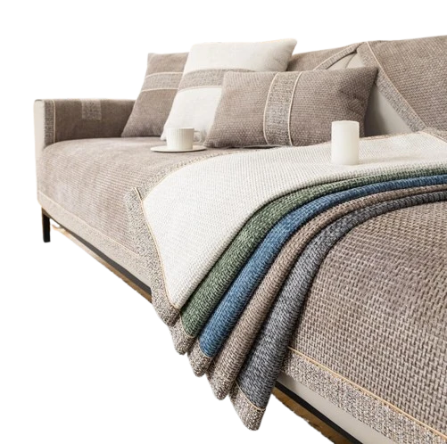 Chenille Sofaovertræk | Stilfuld Beskyttelse & Komfort