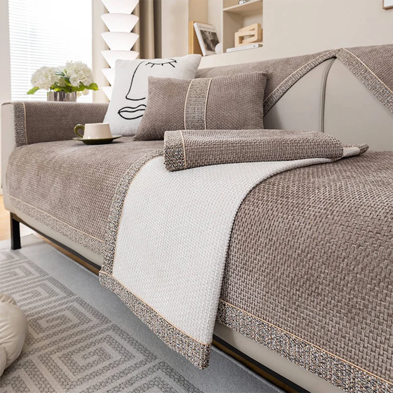 Chenille Sofaovertræk | Stilfuld Beskyttelse & Komfort