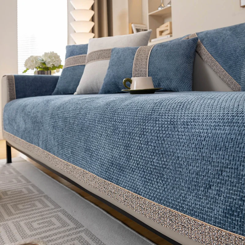 Chenille Sofaovertræk | Stilfuld Beskyttelse & Komfort