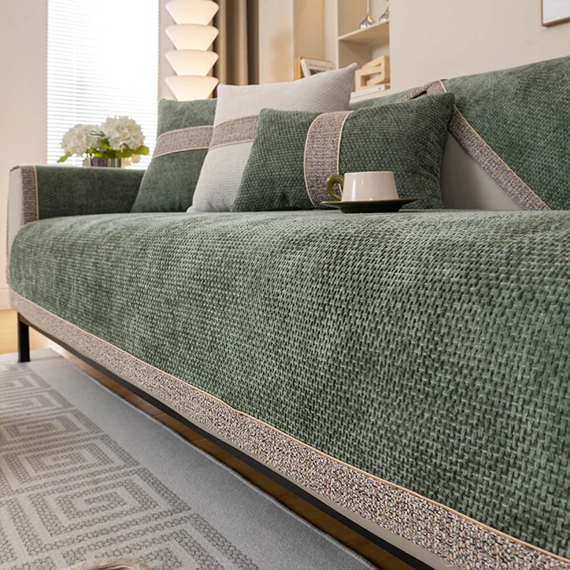 Chenille Sofaovertræk | Stilfuld Beskyttelse & Komfort