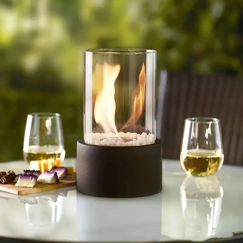 Bærbar Bordpejs til Indendørs og Udendørs Hygge