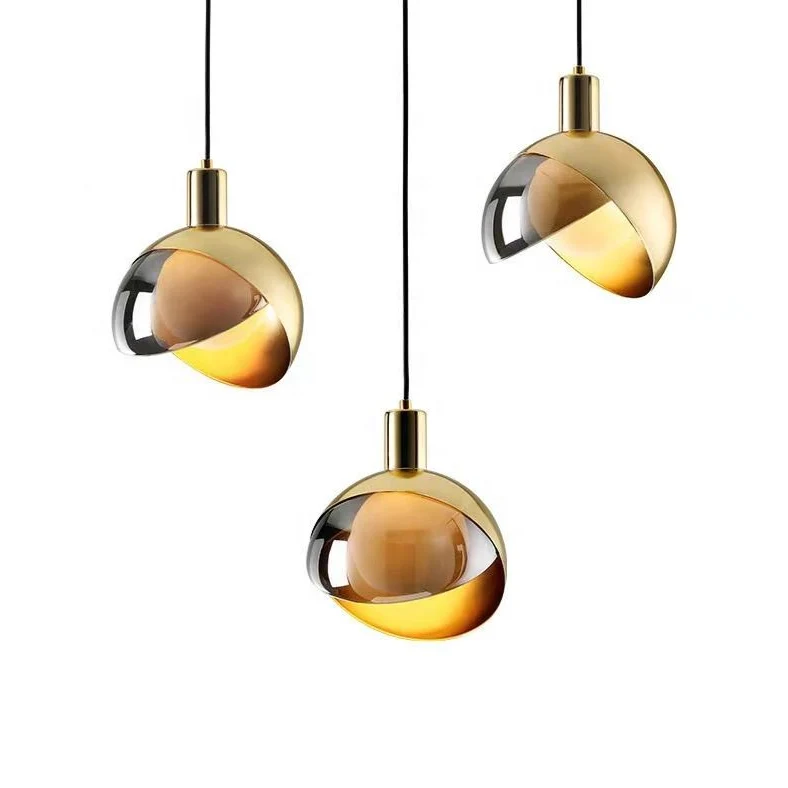 Elegant Pendel i Guldglas til Esszimmer – Nordisk Design