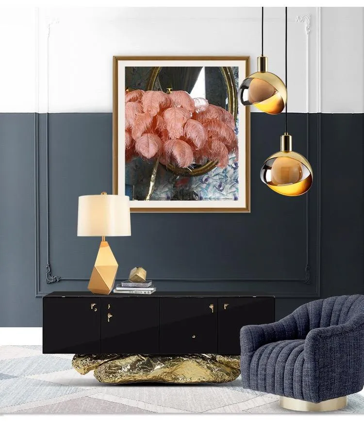 Elegant Pendel i Guldglas til Esszimmer – Nordisk Design
