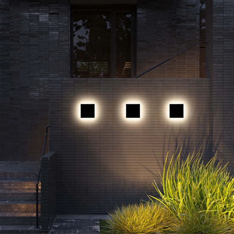 Elegant LED Væglampe | Moderne og Vejrbestandig Udendørsbelysning