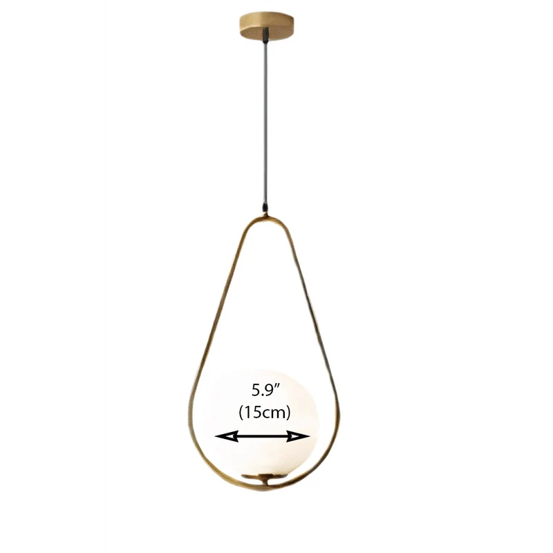 Stilfuld Messingpendel 15 cm - Skab Elegance i Dit Hjem
