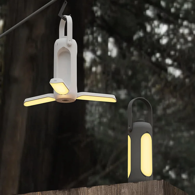 Sammenklappelig LED Campinglanterne med Lang Batteritid