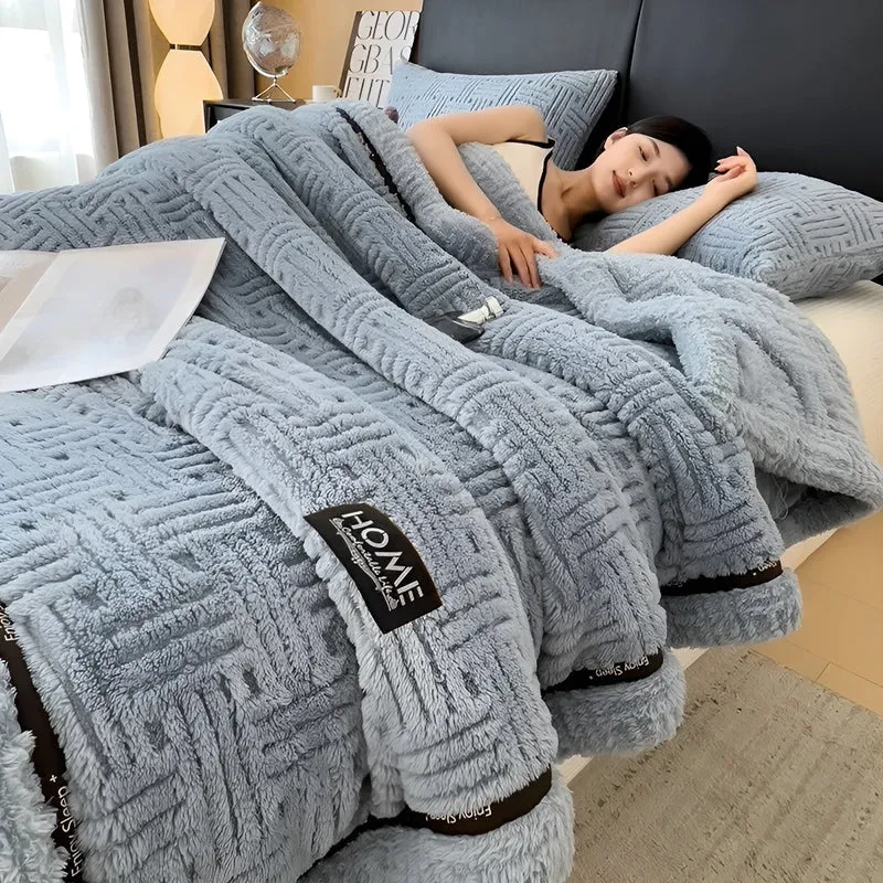 Blød Fleece Tæppe | Åndbar Varme til Alle Årstider