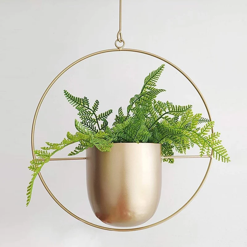 Elegant Planteophæng i Jern – Perfekt til Moderne Indretning