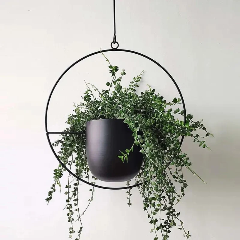 Elegant Planteophæng i Jern – Perfekt til Moderne Indretning