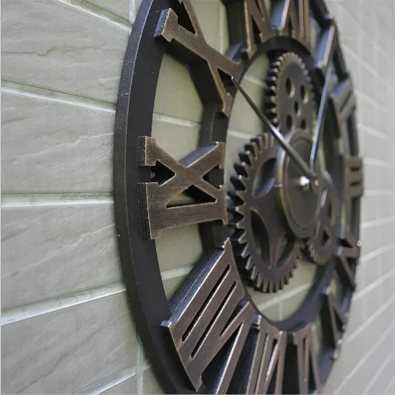 Industrivægur med Gearlook - Unik Retro-Æstetik