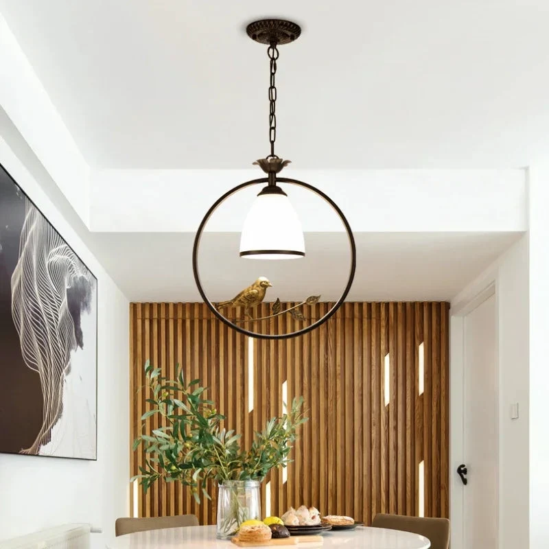 Moderne Glas & Jern Lysekrone – Stilfuld Elegance til Hjemmet