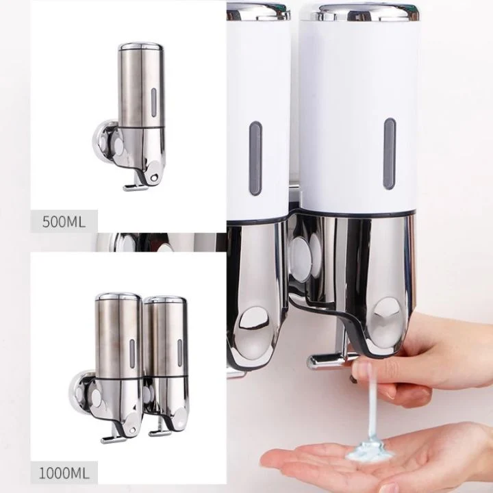 Elegant Vægmonteret Sæbedispenser i Rustfrit Stål