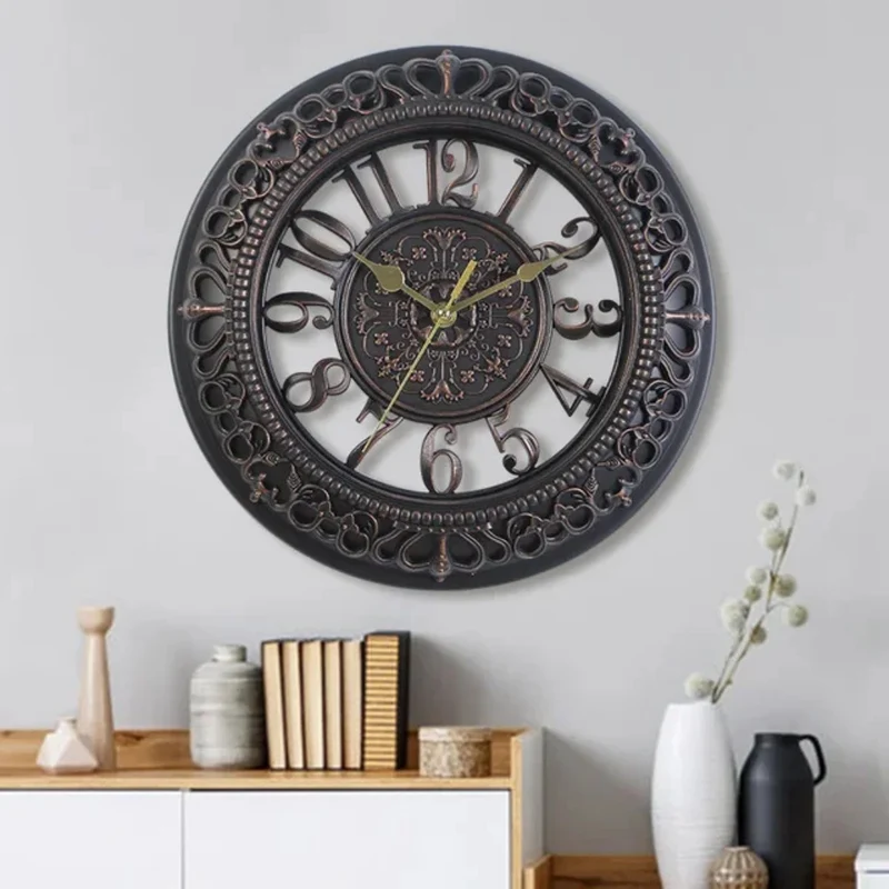 Stor Moderne Vægur Sort | Elegant og Tidløst Design