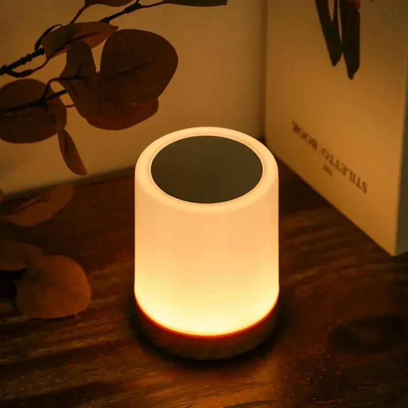 Dæmpbar LED Bordlampe med Genopladeligt Batteri og Touch