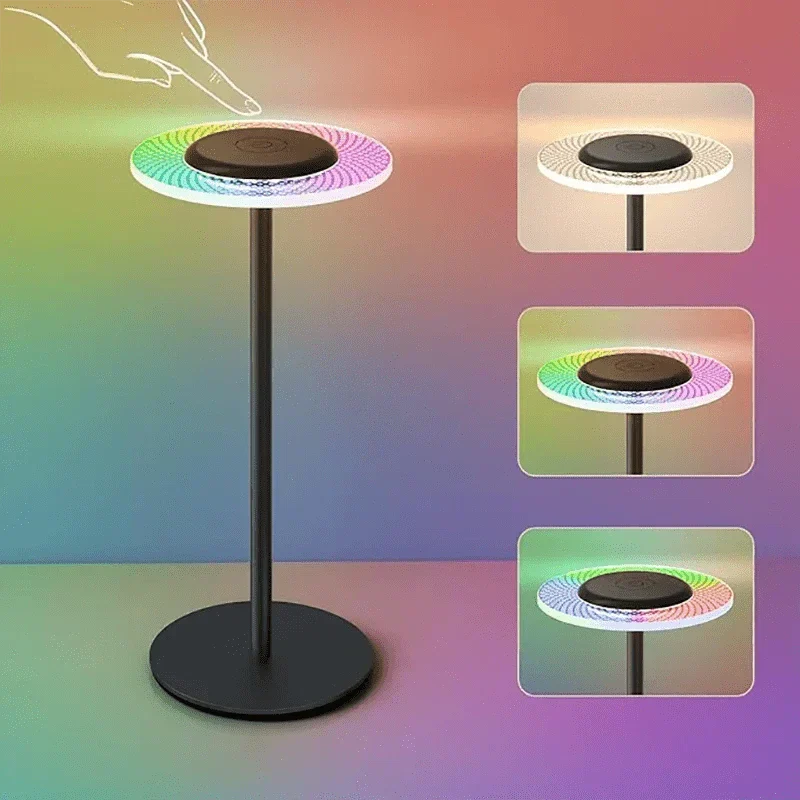 Smart RGB Bordlampe med Justerbar Farve og Lysstyrke