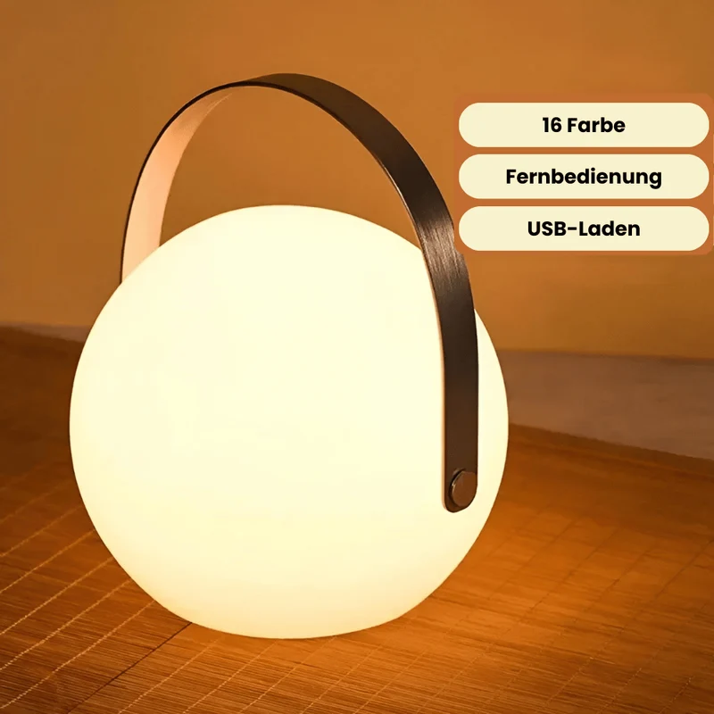 Trådløs LED-lampe | Bærbar & Vandtæt til Indendørs/Outdoor