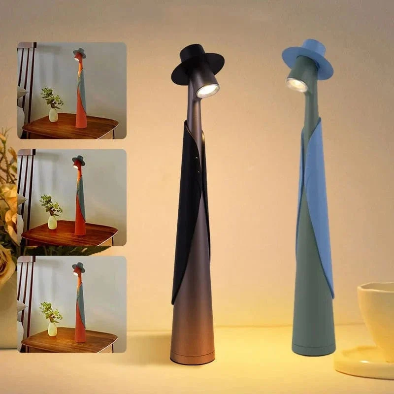 Elegant Touch LED-bordlampe med trådløs opladning
