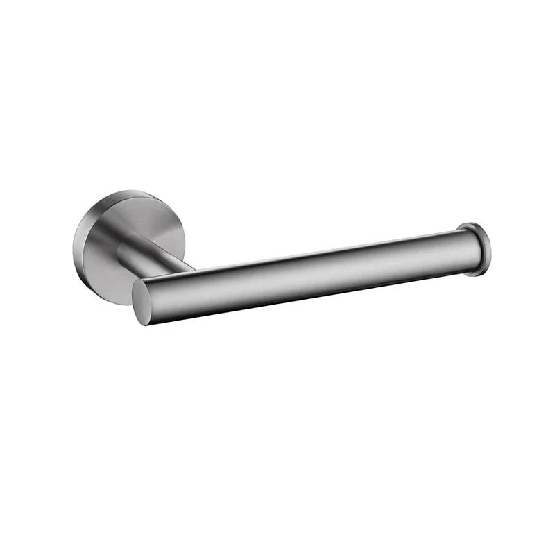 Elegant rund toiletpapirholder i rustfrit stål til badeværelset