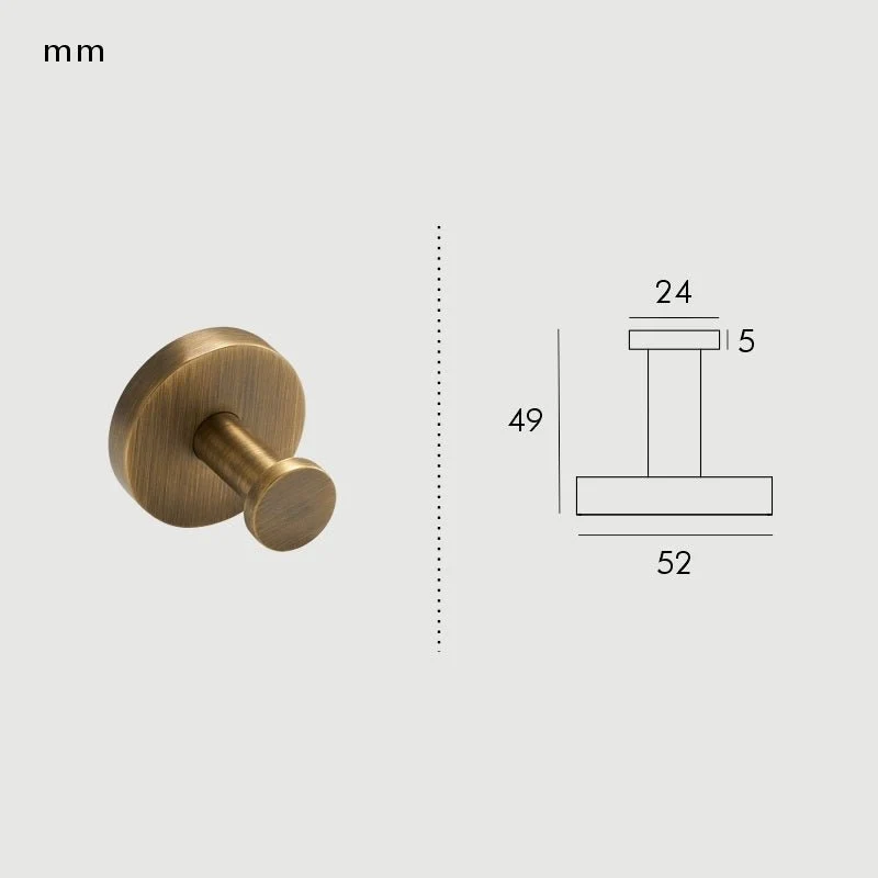 Elegant Messing Badehåndklædeholder | Moderne Design