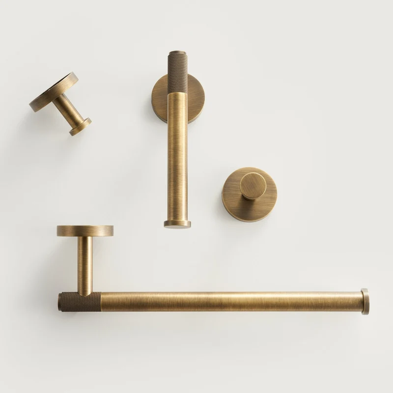 Elegant Messing Toiletpapirholder med Moderne Design
