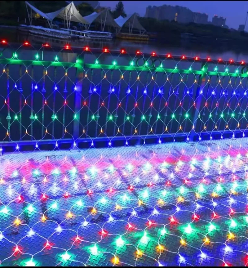 Udendørs LED Lyskæde med 8 Lysmodi – Perfekt til Festlig Hygge