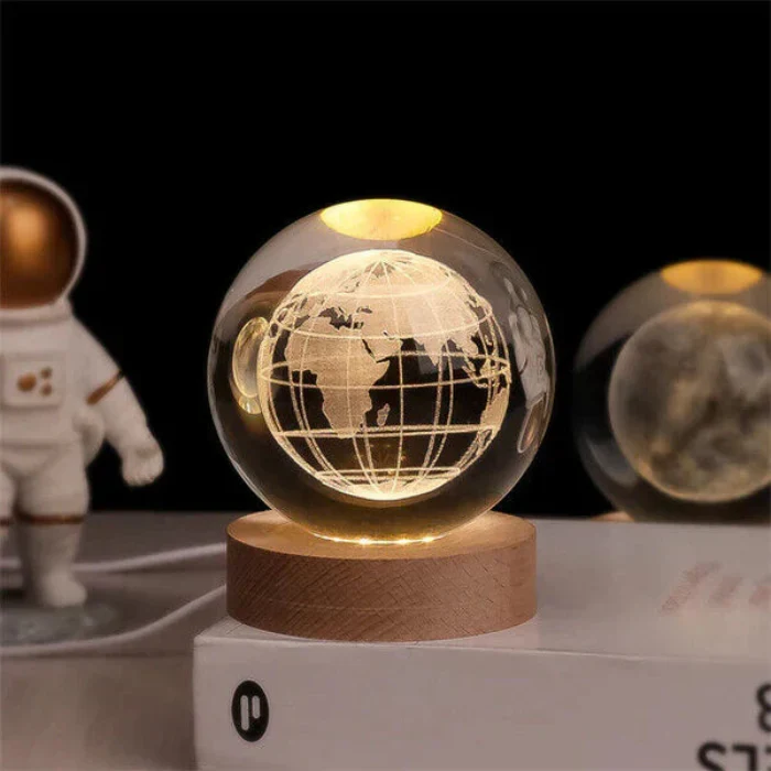 3D Galakse Lampe med Blidt Lys til Ro og Magi i Hjemmet