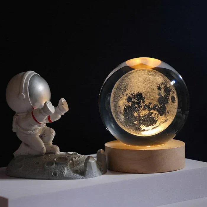 3D Galakse Lampe med Blidt Lys til Ro og Magi i Hjemmet
