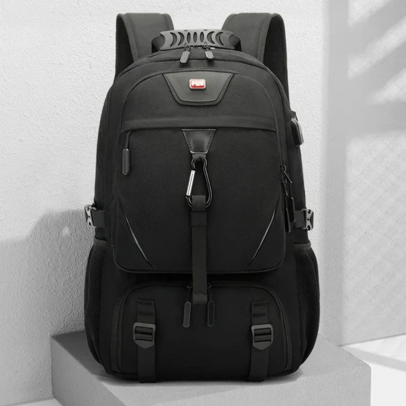 Rejserygsæk 50-80L med USB Oplader og Stort Rummål