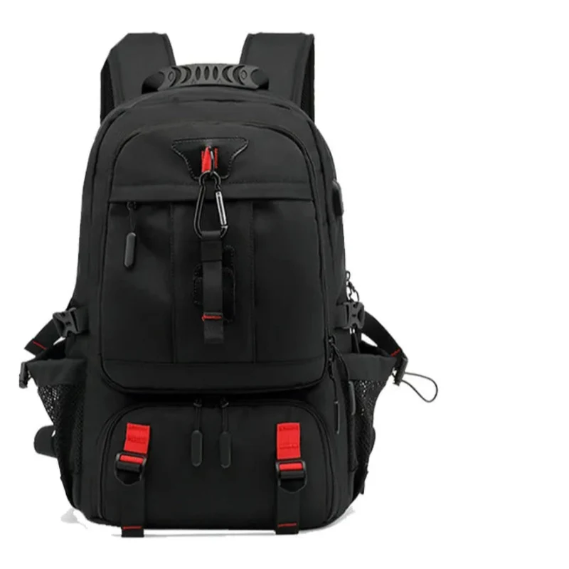 Rejserygsæk 50-80L med USB Oplader og Stort Rummål