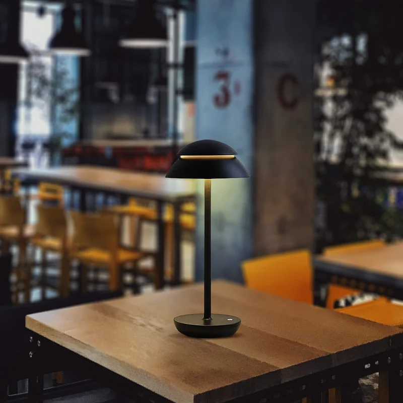 Trådløs Bordlampe med Genopladeligt Batteri til Alle Miljøer