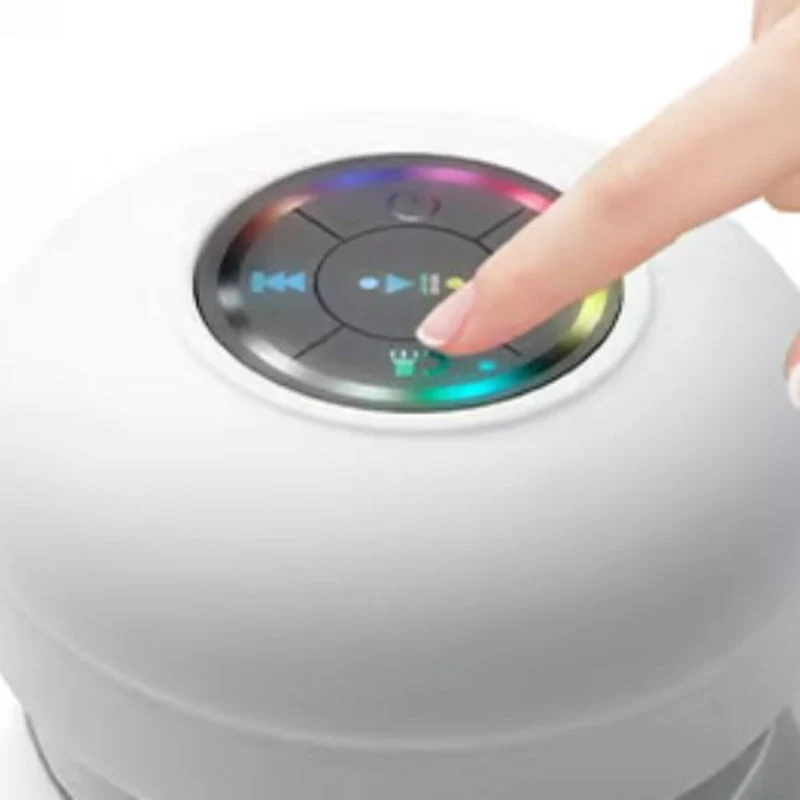 Bærbar Bluetooth Højttaler med Sprøjtetæt Design & LED-lys