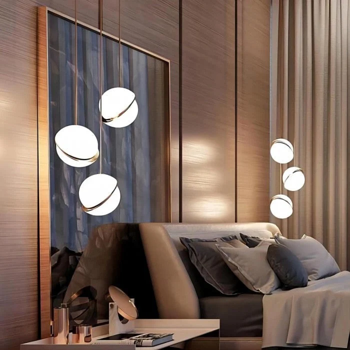 Stilren LED-pendel med justerbar højde til moderne hjem