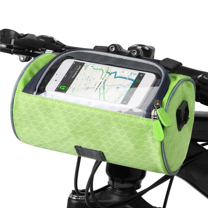 Vandtæt cykeltaske med touchscreen til sikker navigation