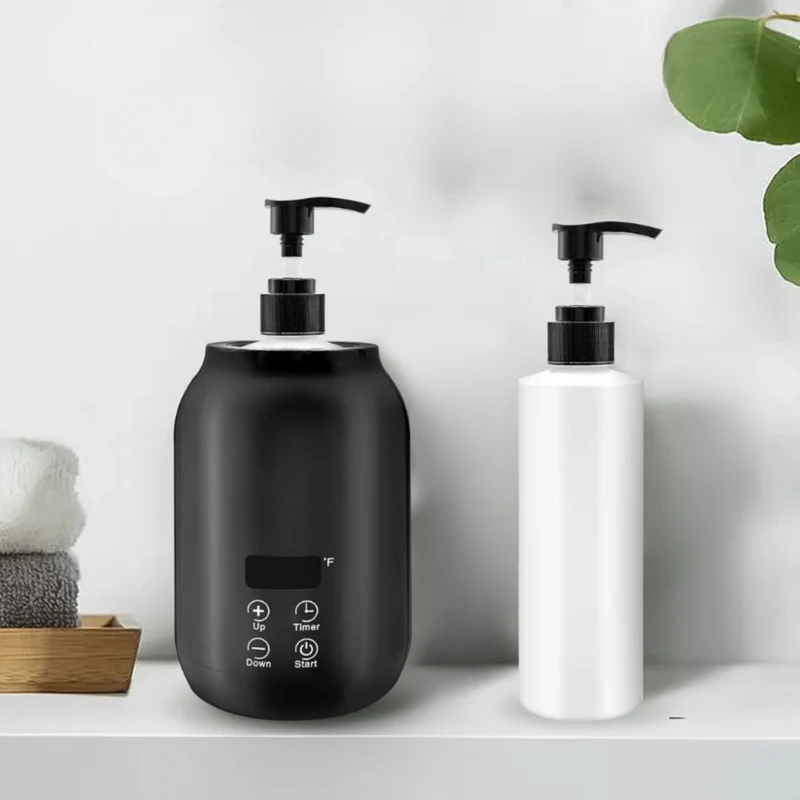 Bærbar Massageolievarmer med Hurtig Opvarmning og Digital Kontrol