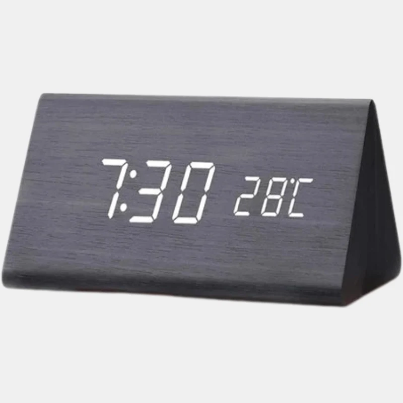 Smart vækkeur med stemmestyring og justerbart LED-display