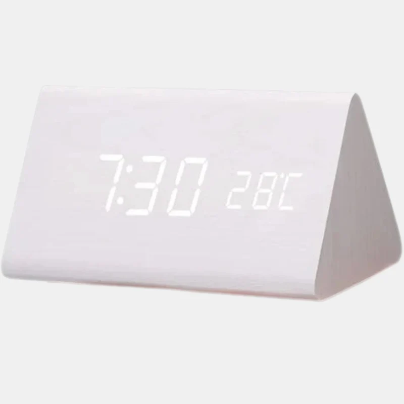 Smart vækkeur med stemmestyring og justerbart LED-display