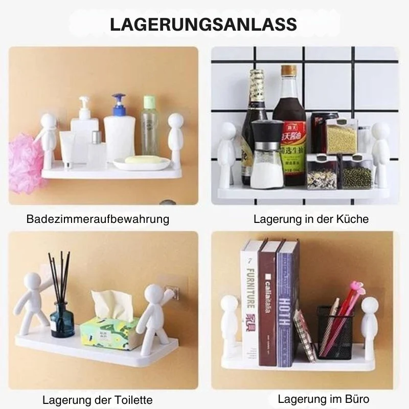 Vægopbevaring uden boring – Stilfuld løsning til bad og køkken