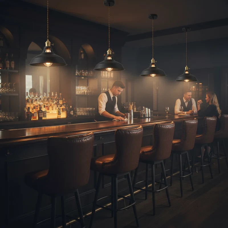 Stilfuld Pendel i Retrodesign – Perfekt til Spisebordet