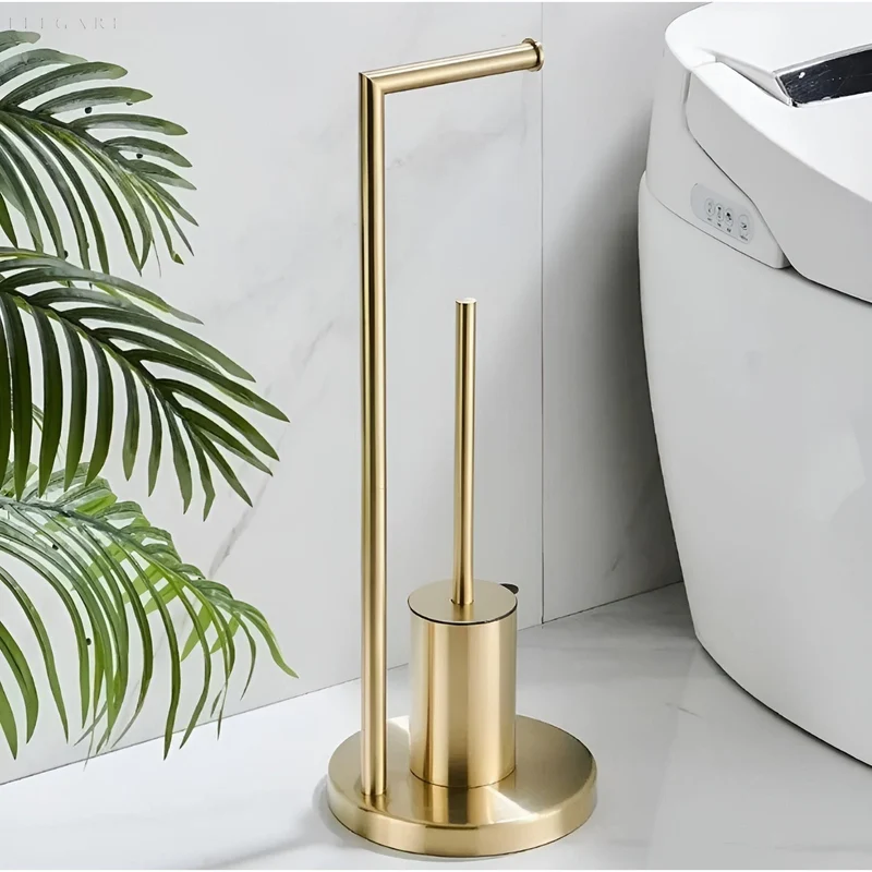 Innovativ Toiletpapirholder uden Boring - Moderne & Pladsbesparende