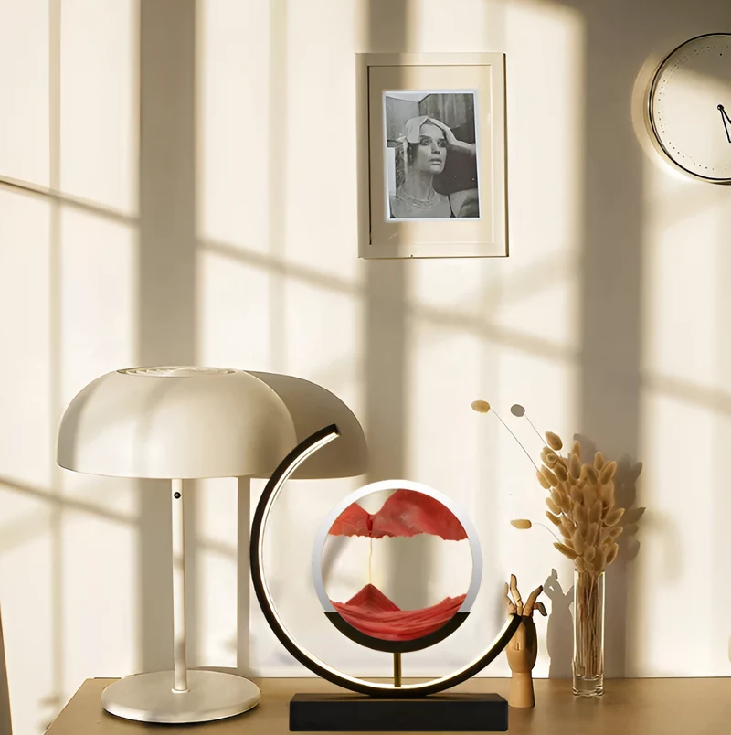 Sand Glow Bordlampe | Justerbar lys med app og fjernbetjening