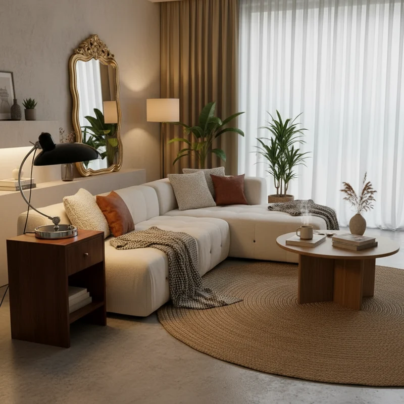 Elegant Eisenbordlampe med Skandinavisk Design og Funktionalitet