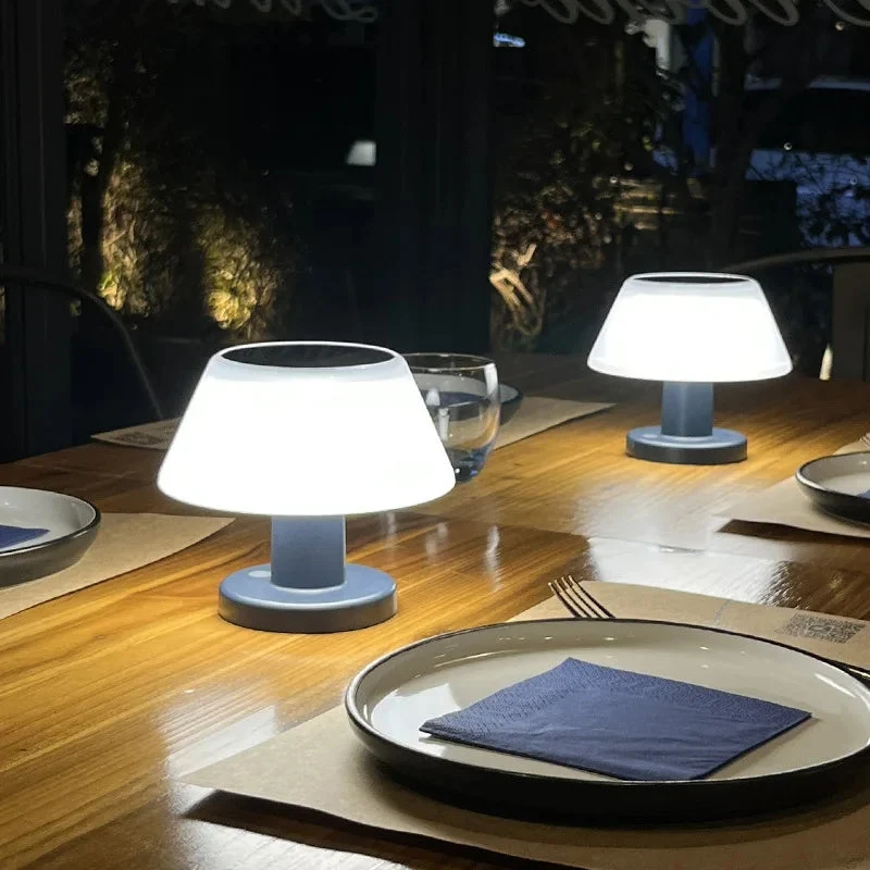 Trådløs Solcellelampe | Stilfuld LED Bordbelysning