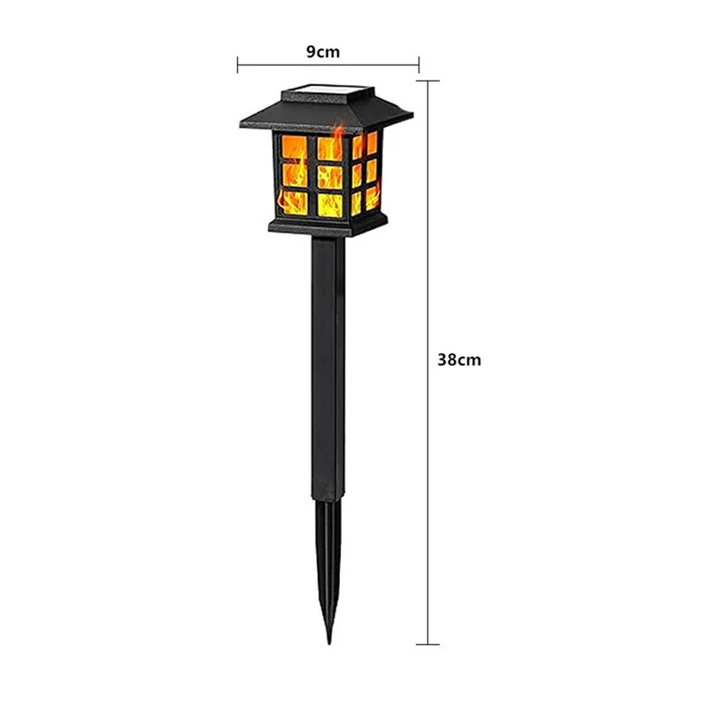 Solcellefakkel med Flammeeffekt – Stemningslys til Haven