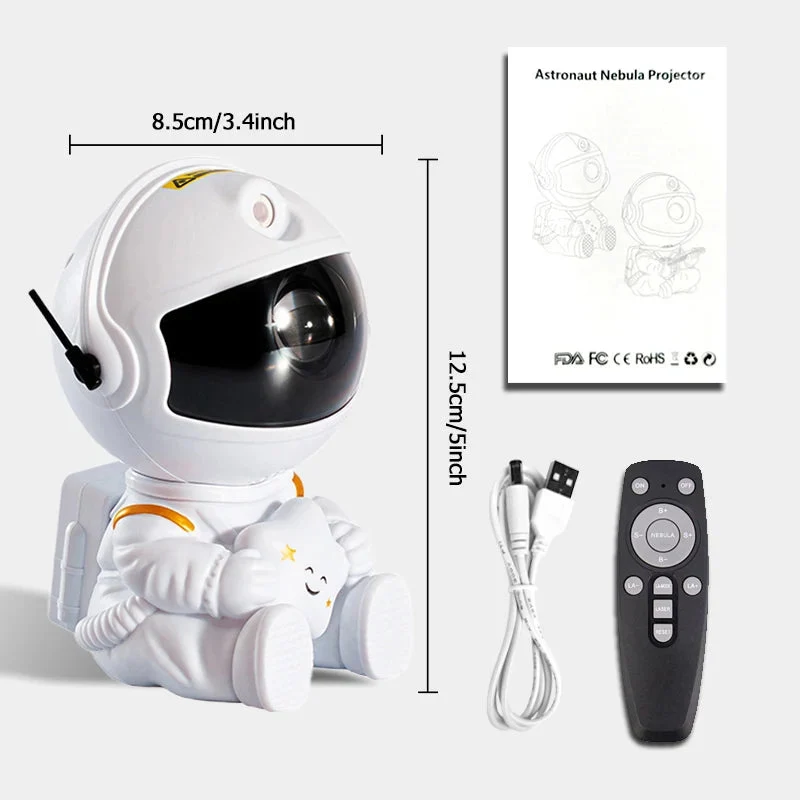 Astronaut Stjerneprojektor med 360° Justerbar Vinkel