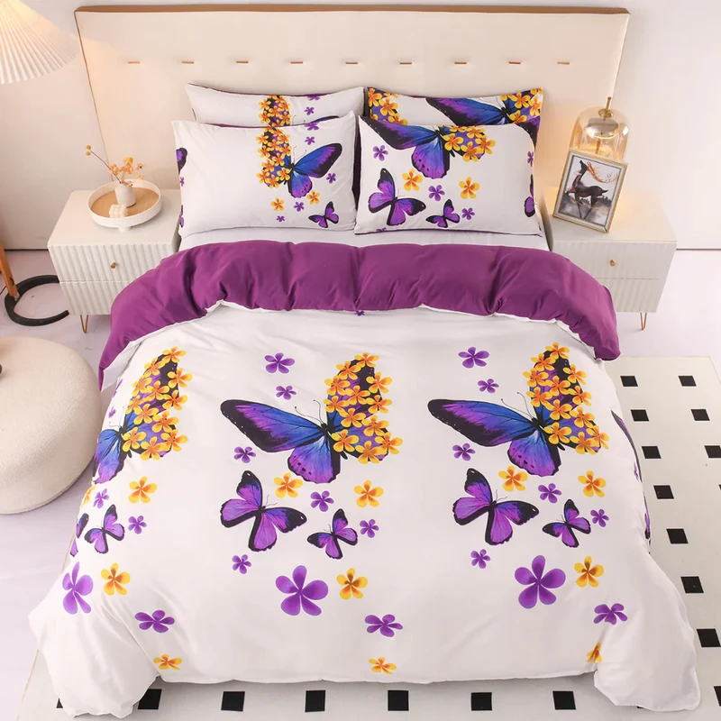 Elegant Sengetøjssæt 155x220 - Blødt og Åndbart Design