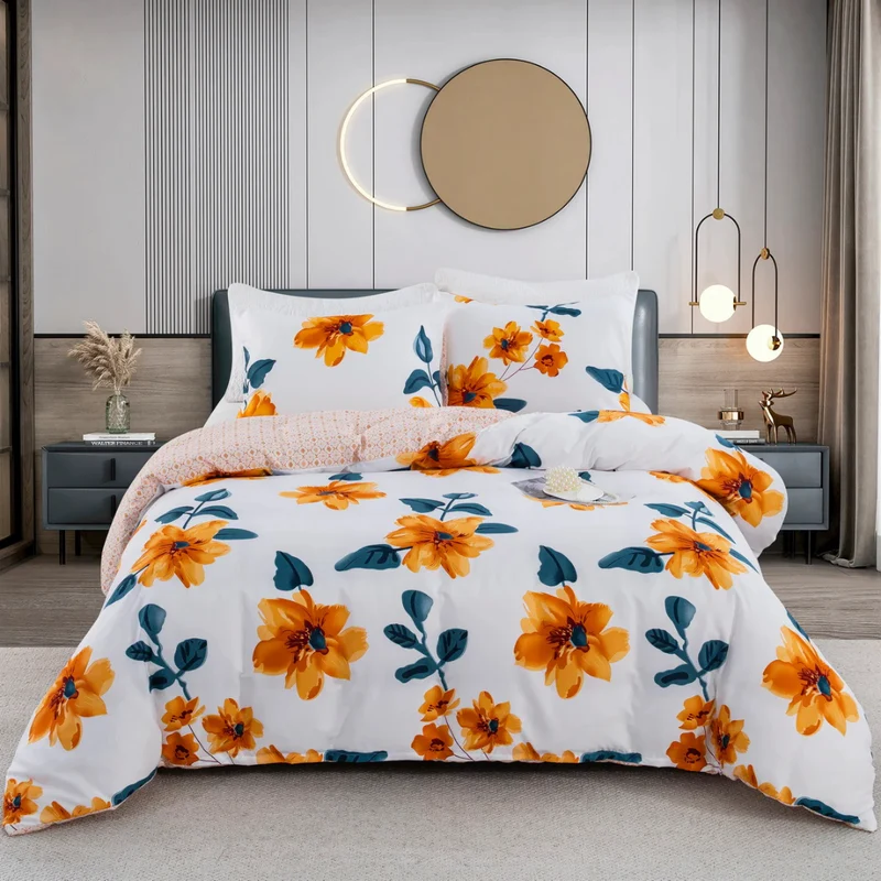 Elegant Sengetøjssæt 155x220 - Blødt og Åndbart Design