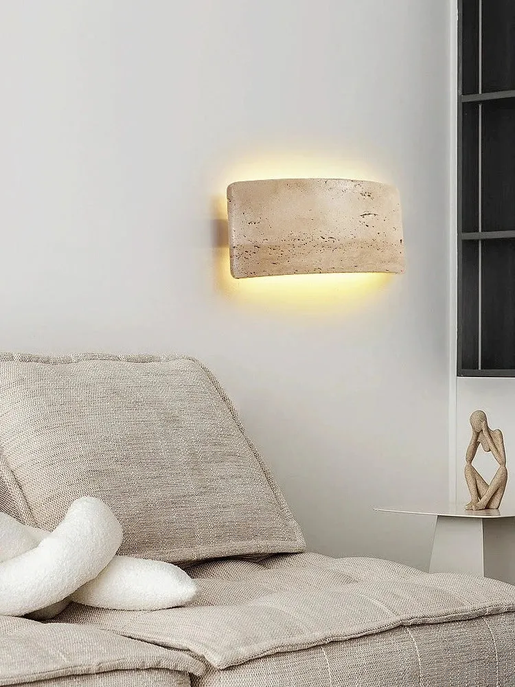 Travertin Væglampe IP65 – Elegant Belysning til Dit Hjem