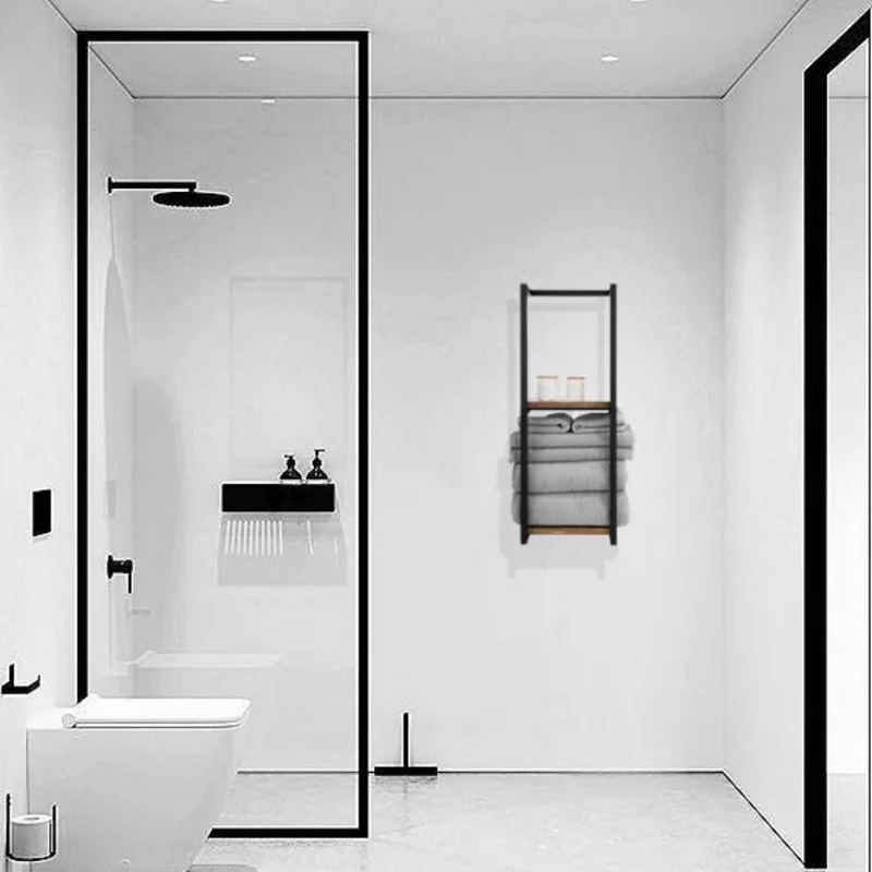 Vandtæt Håndklædeholder med Pladsbesparende Design