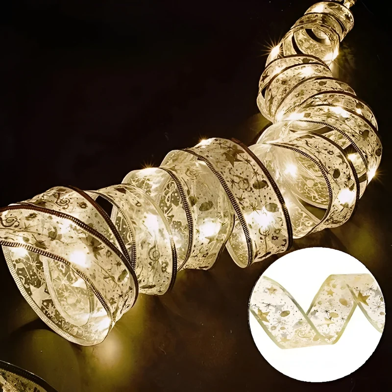 Juleguirlande med LED Lys - Skab Magisk Julehygge