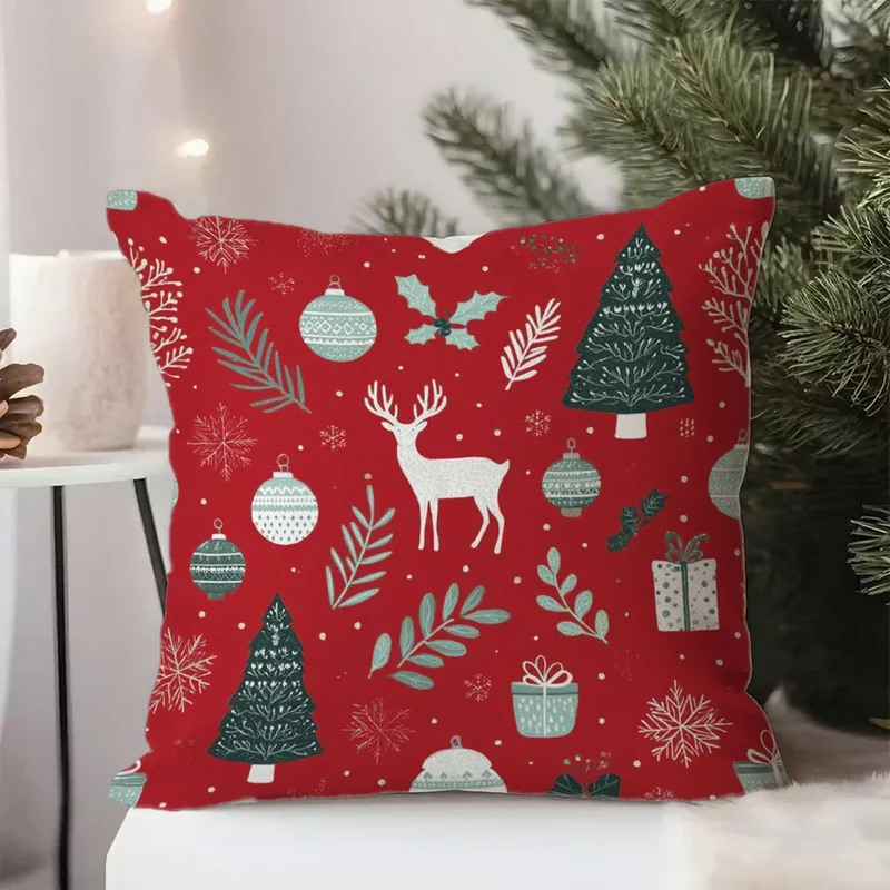 Julepudebetræk 40x40 cm | Skab Hygge i Dit Hjem